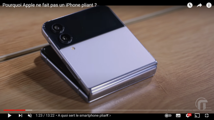 Illustration Téléphone pliable