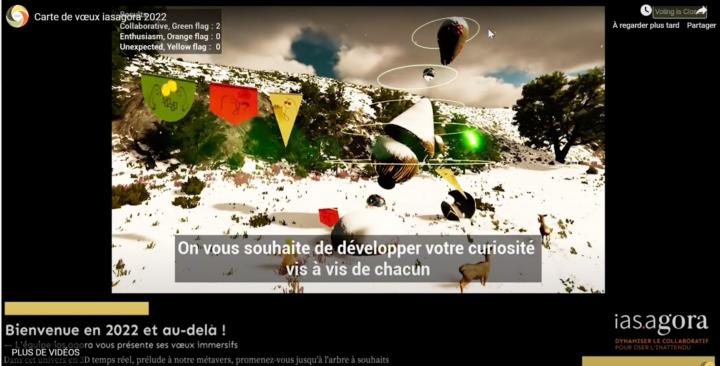 Carte de vœux immersive dans un univers virtuel 2022 | Le Blog iasagora