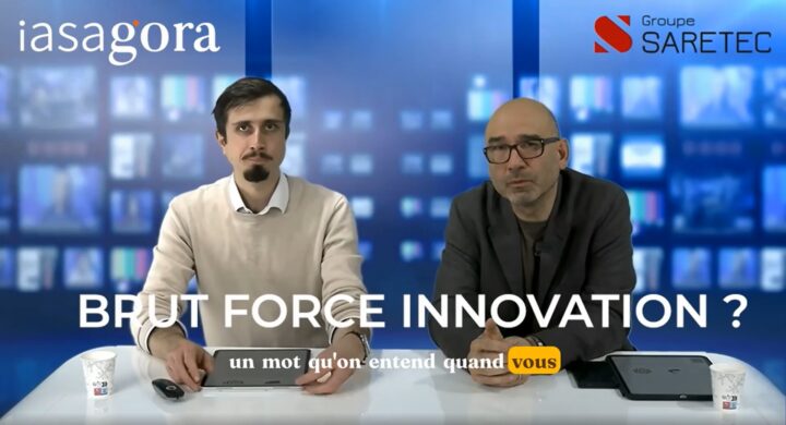 Schéma illustrant la brute force innovation opposant capital massif et innovation agile et ciblée.