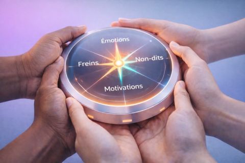 Illustration des personae sensibles utilisés pour comprendre les émotions, motivations et comportements des consommateurs.