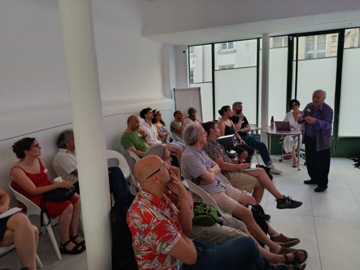 Participants à la première session de l'IA . Innovation Club autour de la créativité hybride et de l'intelligence artificielle